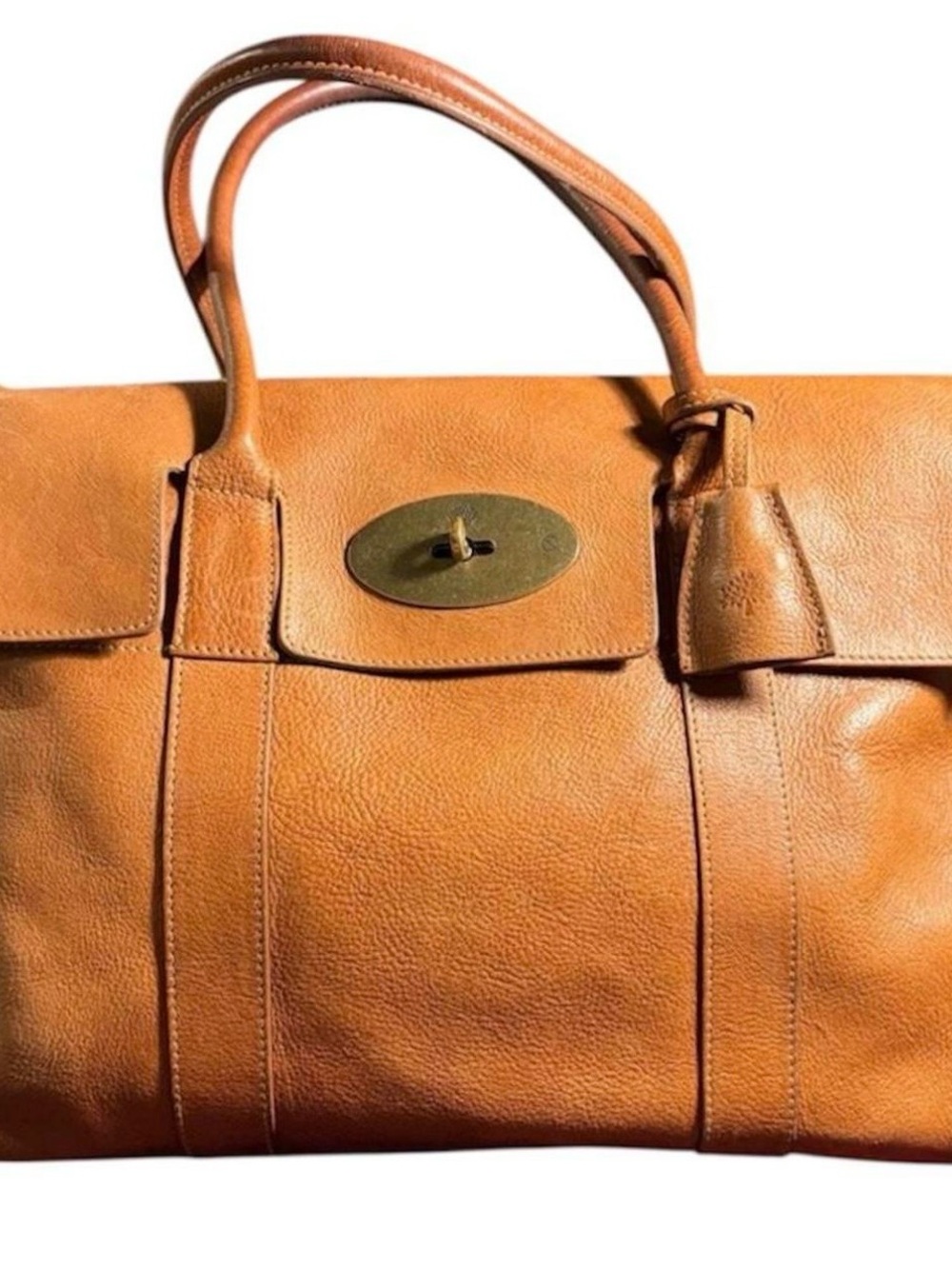 Authentic Mulberry Tan Leather Bayswater Bag